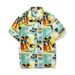 Men's Clothing Men's Hawaiian Floral Shirt – Stylish Short Sleeve Beach Shirt With Tropical Print, Breathable & Lightweight For Summer_viptrois.com