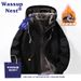 Pulse Wasuup2024 Autumn Winter Hooded Men's New Fleece Lined Thickened Jacket Windbreaker Casual Versatile Trench Coat_viptrois.com