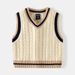 kids'clothing Boy's sweater vest baby V-neck sleeveless sweater_viptrois.com
