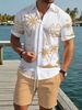 Men's Summer Casual Shirt Set Loose Fit Short Sleeve Style_viptrois.com