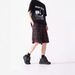 Men's Ethnic American Knit Distressed Shorts Casual Printed Five Point Pants Summer Fashion_viptrois.com