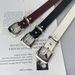2024 New Belt Women's Versatile Simple Needle Buckle Belt Paired with Jeans Belt High End Women's Belt_viptrois.com
