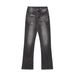 Men's Clothing Texture High Street Style Washed Straight Jeans Retro Vibe Flared Jeans_viptrois.com