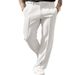 Men's Clothing Men's Straight Leg Business Suit Trousers, Loose Casual Drape Suit Trousers_viptrois.com