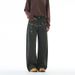 Men's Clothing & Archer0603 & Autumn/Winter New American High Street Trendy Brand Curved Blade Jeans Embroidered Flower Wide Leg Cargo Pants For Men_viptrois.com
