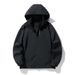 Spring Autumn Men's And Women's Same Style Outdoor Single Layer Windproof With Detachable Hat, Casual Stormtrooper_viptrois.com