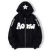 American Style Men's Fashion Brand Zip Up Hoodies Cardigan Sweater Zip Up Hoodie Trendy Casual Versatile Hooded Jacket For Men_viptrois.com