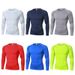 Men's Clothing Long Sleeved Sports Tights Outdoor Basketball Fitness Cycling Sweat Absorbent Breathable Long Sleeved Tights Men_viptrois.com