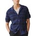 Men's New Jacquard Business Polo Shirt Knitted Short Sleeved Cardigan_viptrois.com
