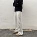 Men's Clothing Autumn And Winter Soft Sticky Patchwork Deconstruction Straight Wide Leg Autumn And Winter Sweatpants Cleanfit_viptrois.com