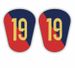 Shin Guard Red And Blue Straight Spelling Number 19 Extra Small Football Shin Pads Mini Mini Shin Pads Training Supplies_viptrois.com