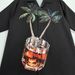 Men's Clothing Trendy Brand High End Personality Creative Design Casual Couple Loose Short Sleeved Shirt Men's Beach Flower Shirt Women_viptrois.com