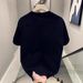 Men's Clothing Summer Cotton T Shirt Short Sleeve Men's Versatile Style Simple American Print Casual High Street Fashion Half Sleeve Heavy Top_viptrois.com