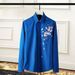Men's Clothing Men's Trendy And Stylish Five Star Hot Stamped Rhinestone Plum Blossom Print Casual Shirt Brand Element_viptrois.com