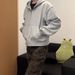 Hooded Sweatshirt Jacket For Boys, Trendy Brand Casual Short, Loose Zipper Versatile Cardigan_viptrois.com