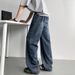 XXBRO Men's Summer Lyocell Blend Relaxed-Fit Jeans – Lightweight Breathable Straight-Leg Pants With Elastic Waist & Contrast Panels (M-3XL, Mid-Rise)_viptrois.com