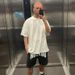 Cole Buxton minimalist boxing print niche trendy brand versatile American high street loose couple short sleeved T-shirt_viptrois.com