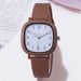 Foreign Trade Hot Selling Women's Watches College Style Fashion Casual Square Watches Temperament Versatile Simple Women's Watches Wholesale_viptrois.com