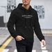 Men's Embroidered Letter Hoodie – Fleece-Lined Long Sleeve Pullover With Drawstring (Dark Gray/Black/Khaki, S-XXL)_viptrois.com