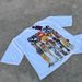 Men's Clothing High Street Printing Gothic Trend Style Unisex Retro Summer New Short Sleeved Tops T Shirts_viptrois.com