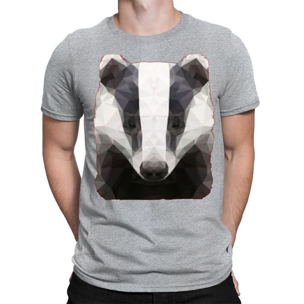 Badger Animal Face Ani Mates Funny Novelty Mens Womens T-Shirt Mens Womens Tees Tops Tee Top #DNE_viptrois.com
