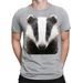 Badger Animal Face Ani Mates Funny Novelty Mens Womens T-Shirt Mens Womens Tees Tops Tee Top #DNE_viptrois.com
