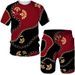 Men's Clothing T-Shirt Suit 3D Printing Men's Loose Short-Sleeved Shorts Suit_viptrois.com