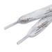 Shoelaces Flat 1.8cm Two Color Metal Wire Shoelaces Polyester Widened And Thickened White Shoes Casual Shoe Rope_viptrois.com