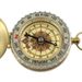 High Quality Camping Hiking Pocket Brass Golden Compass Portable Compass Navigation For Outdoor Activities_viptrois.com