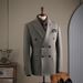 Men's Clothing Striped Suit Business Suit Striped Suit Set Business Formal Wear Groom Wedding Suit Blazer Slim Fit Tuxedo With Vest Options_viptrois.com