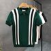 Knitted Ice Silk Zipper Polo Shirt Men's Short Sleeved Summer Thin Style Fashion Contrast Color Design Slim Trend Lapel T Shirt_viptrois.com