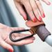 2Pcs Leather Cart Hooks Baby Stroller Hook PU Adjustable Pram Hook Organizer Diaper Bag Hanger Children Travel Accessories_viptrois.com