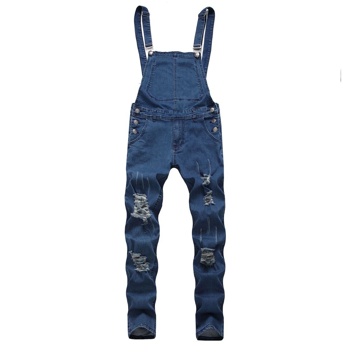 Man's clothing Men's denim suspenders Jeans pants rompers for men_viptrois.com