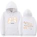 Fashion Printed Couple Astronaut Hooded Loose Unisex Casual Sports Ribbed Hem Sweatshirt_viptrois.com