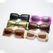 Candy Color Square Sunglasses For Men & Women - 3-Pack UV Protection (Euro-American Style)_viptrois.com