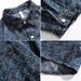 Men's Jacquard Denim Jacket - Style Loose Fit Workwear Top With Long Sleeves, Trendy & Durable_viptrois.com