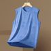 Men's Clothing Vest Summer Leisure Sports Breathable Round Neck Waistcoat New Sleeveless T Shirt Top Clothes Sweatshirt_viptrois.com