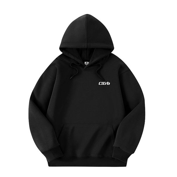 Men's Clothing Letter Print Hoodie Thick Pullover Hoodie & Jogger Set - Letter Print Zip-Up Pullover With Fleece Lining (Black/Grey) – Sizes M-5XL_viptrois.com