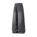 Men's Clothing Men's Autumn Retro Washed Vertical Striped Jeans, Loose Long Pants, American Casual Straight Pants_viptrois.com