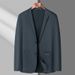 Men's single breasted suit sunscreen fat casual thin suit_viptrois.com