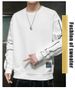 Men's Loose Hoodless Sweater, Casual Basic Round Neck Long-sleeved Jacket Top_viptrois.com