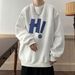 Autumn Vintage Round Neck Pullover Hoodie Men's Loose And Versatile Casual Top_viptrois.com