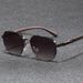 Men's Sunglasses New Fashion Square Frame Sunglasses Men's Retro Sunglasses Modern All Match Driving Sunglasses_viptrois.com