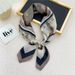 Silk Square Scarf For Women - Small Thin Fashion Scarf (Korean Style, Spring/Summer/Autumn, Professional Stewardess & Head Wrap)_viptrois.com