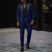 Men's Clothing Autumn Business Casual Suit Suit Wedding Groom Slim Suit_viptrois.com