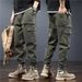 Men's Classic Cargo Jogger Pants Summer Multi-Pocket Loose Fit Casual Trousers Breathe Easy In Summer Comfort_viptrois.com