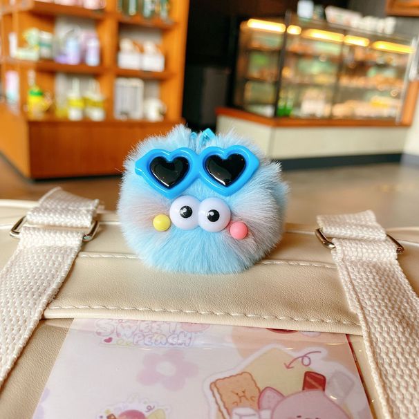 Creative Rainbow Elf Cute Student Bag Cartoon Ornaments Gift Net Red Plush Pendant Keychain Accessories_viptrois.com