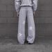 New Trend Brand Street Hip Hop Fashion Printing Loose Casual Sweatpants Sweatshirt_viptrois.com