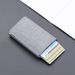 Card Holder Purse Wallets Canvas Card Bag Rfid Anti-theft Brush Automatically Ejects Credit Card Dollar Clip Metal Card Bag Men's Multi-card Wallet_viptrois.com
