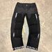 Men's Clothing European And American Style Men's Y2K Patchwork Painted Pony Print Fashion Straight Leg Jeans_viptrois.com